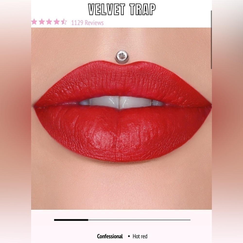 Brand New Jeffree Star Velvet Trap Lipstick in color Cherry Soda